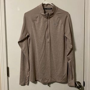 Nike 1/4 zip running long sleeved top